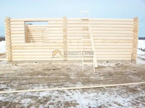 Дом 9х9 130 кв.м. д. 220 мм Вологодская обл. г. Харовск — фото 4