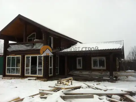 Дом-баня 8х11 100 кв.м. Петровское Вологодский район — фото 2