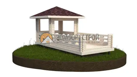 Беседка Био 02 3х7