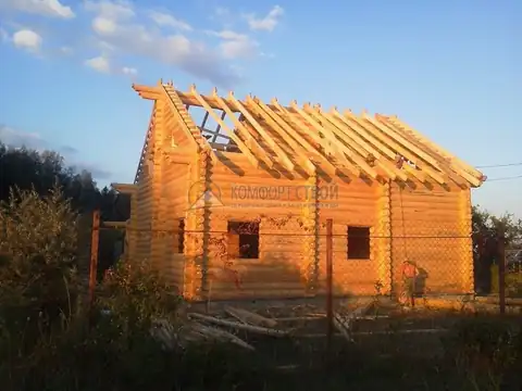 Дом 9х10 160 кв.м. д. 260 мм п. Пущино Тульская обл — фото 9
