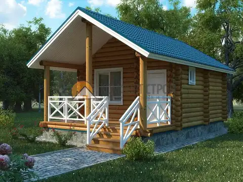 Проект бани 33 кв.м 5х8