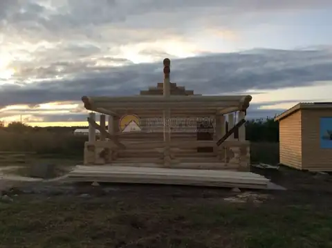 Баня 6х8 40 кв.м. д. 240 мм Кубенское Вологодская обл — фото 3
