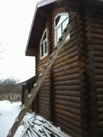 Дом-баня 8х11 100 кв.м. д. 240 мм д. Петровское Вологодский район — фото 5