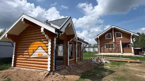 Беседка 4×6 м из оцилиндрованного бревна 240 мм — фото 7