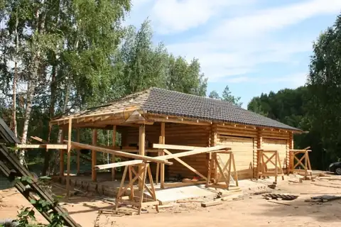 Гараж 6.6х12 72.78 кв.м. д. 200 мм Вологодская обл. п. Кадуй — фото 4