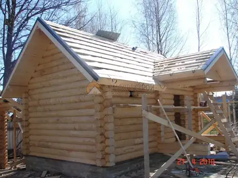 Баня 4х6 21 кв.м. д. 240 мм Можайск Московская обл — фото 10