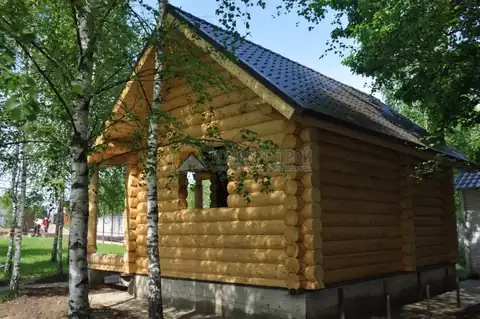 Баня 4х6 21 кв.м. д. 240 мм Можайск Московская обл — фото 4