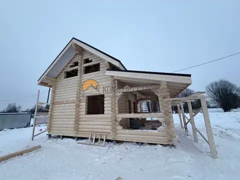 Сборка дома-бани «Старая Клязьма» под Череповцом — фото 1