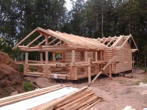 Баня 6.5Х10 д. 220 мм Городище Череповецкий р-н — фото 10