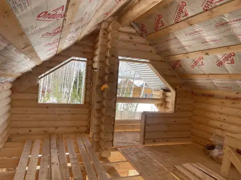 Сборка дома-бани 7×6 м, Чеховский район — фото 4