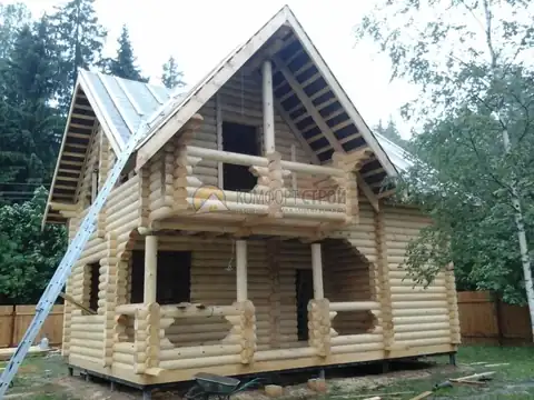 Дом 6х8.5 93 кв.м. д. 220 мм Можайский р-он Московская обл — фото 8