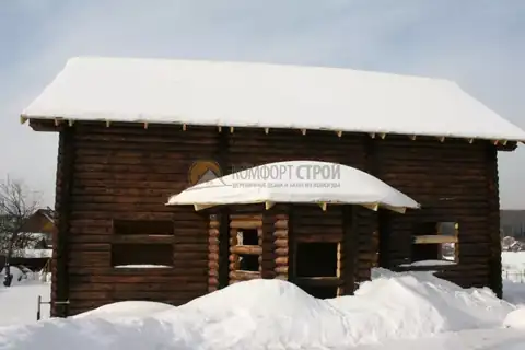 Дом 13х13 300 кв.м. д. 240 мм п.Базарово Московская обл — фото 3