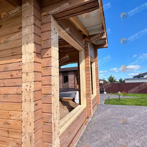 Баня из клееного бруса «Дмитриевская»: отделка — фото 3