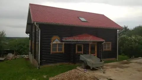 Дом 13х13 300 кв.м. д. 240 мм п.Базарово Московская обл — фото 7