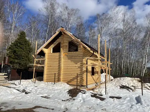 Сборка дома-бани 7×6 м, Чеховский район — фото 5