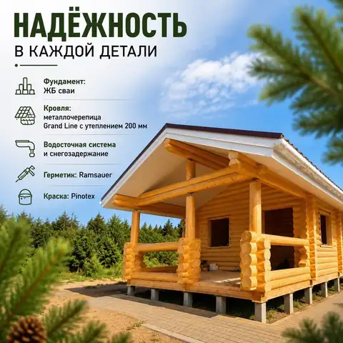 Баня «Угра», Вологодский район, д. Нагорье — фото 2