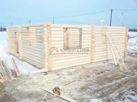 Дом 9х9 130 кв.м. д. 220 мм Вологодская обл. г. Харовск — фото 5