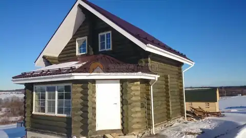 Баня 7х8 д. 79. 23 кв.м. д. 280 мм д. Орлово Белозерский р-он Вологодской обл — фото 2