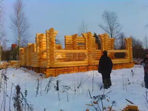 Дом 8.4х12.8 145 кв.м. д. 260 мм д. Марьино Пятницкое ш. Московская обл