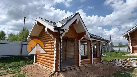 Беседка 4×6 м из оцилиндрованного бревна 240 мм — фото 2