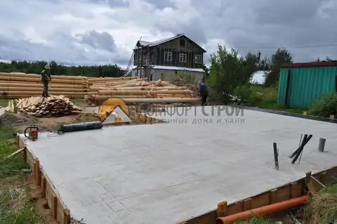 Дом-баня 8х11 100 кв.м. Петровское Вологодский район — фото 5