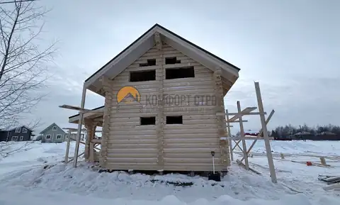 Сборка дома-бани «Старая Клязьма» под Череповцом — фото 4