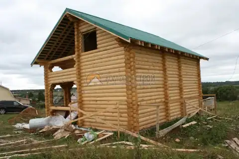 Дом 7х8.5 104 кв.м. д. 220 мм п. Сосновка Вологодский район — фото 9