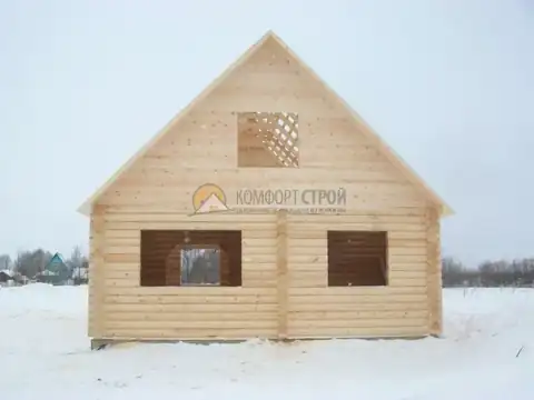 Дом 9х9 130 кв.м. д. 220 мм Вологодская обл. г. Харовск — фото 9